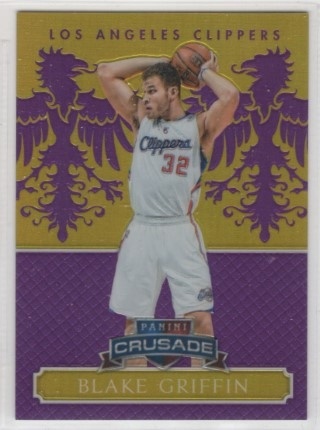 2014-15 Panini Excalibur - Crusade Purple #048 - Blake Griffin SN75 - LA Clippers