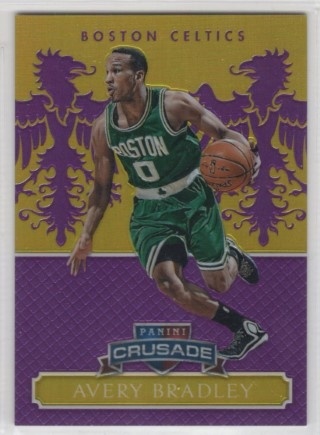 2014-15 Panini Excalibur - Crusade Purple #097 - Avery Bradley SN75 - Boston Celtics