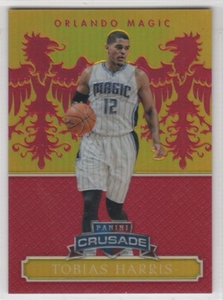 2014-15 Panini Excalibur - Crusade Red #004 - Tobias Harris SN99 - Orlando Magic