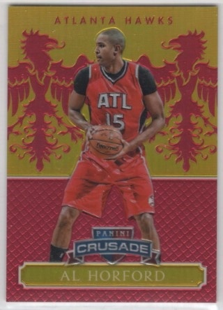 2014-15 Panini Excalibur - Crusade Red #100 - Al Horford SN99 - Atlanta Hawks
