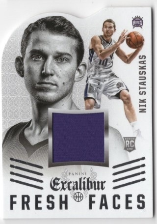 2014-15 Panini Excalibur - Fresh Faces #25 - Nik Stauskas MEM - Sacramento Kings