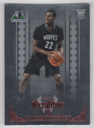 2014-15 Panini Excalibur - Knights Templar #192 - Andrew Wiggins ROOKIE - Minnesota Timberwolves