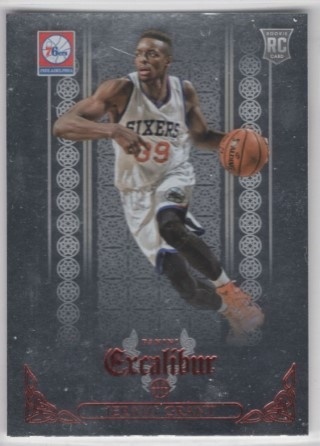 2014-15 Panini Excalibur - Knights Templar #198 - Jerami Grant ROOKIE - Philadelphia 76ers