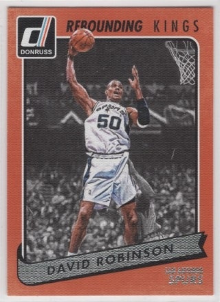 2015-16 Donruss - Rebounding Kings #23 - David Robinson - San Antonio Spurs