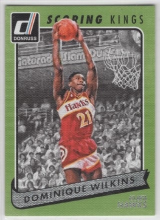 2015-16 Donruss - Scoring Kings #33 - Dominique Wilkins - Atlanta Hawks
