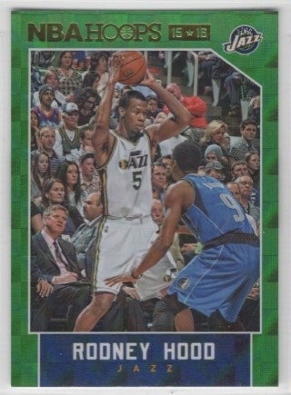 2015-16 Hoops - Green #098 - Rodney Hood - Utah Jazz