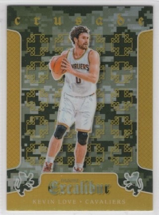 2015-16 Panini Excalibur - Crusade Camo #020 - Kevin Love - Cleveland Cavaliers