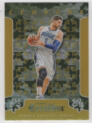 2015-16 Panini Excalibur - Crusade Camo #025 - Nikola Vucevic - Orlando Magic