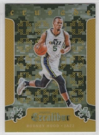 2015-16 Panini Excalibur - Crusade Camo #038 - Rodney Hood - Utah Jazz