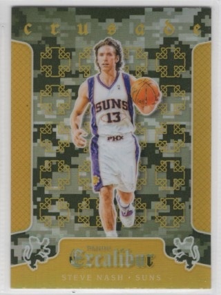 2015-16 Panini Excalibur - Crusade Camo #063 - Steve Nash - Phoenix Suns