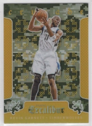 2015-16 Panini Excalibur - Crusade Camo #068 - Kevin Garnett - Minnesota Timberwolves