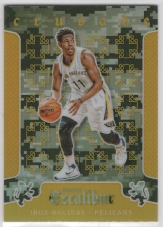 2015-16 Panini Excalibur - Crusade Camo #087 - Jrue Holiday - New Orleans Pelicans