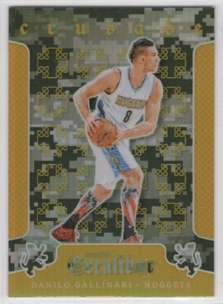 2015-16 Panini Excalibur - Crusade Camo #088 - Danilo Gallinari - Denver Nuggets