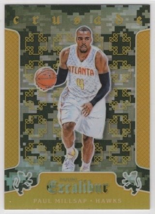 2015-16 Panini Excalibur - Crusade Camo #094 - Paul Millsap - Atlanta Hawks