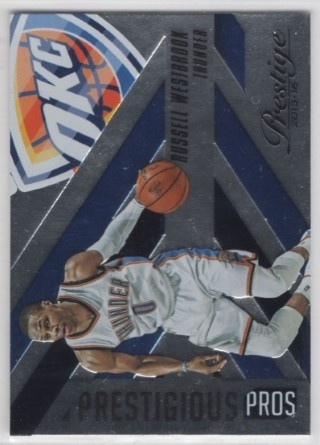 2015-16 Prestige - Prestigious Pros #02 - Russell Westbrook - OKC Thunder