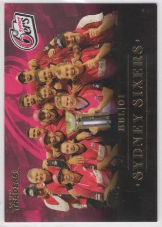 CRICKET - Traders 2020-21 - Premiers #PR01 - BBL01 - Sydney Sixers