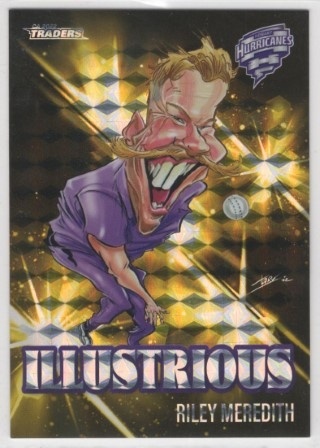 CRICKET - Traders 2022-23 - Illustrious Yellow #IY3 - Riley Meredith - Hobart Hurricanes