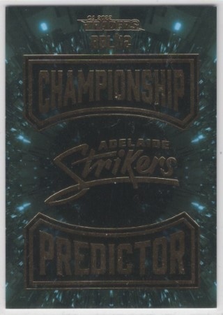 CRICKET - Traders 2022-23 - Champions Predictor BBL #CP01 - Adelaide Strikers SN145