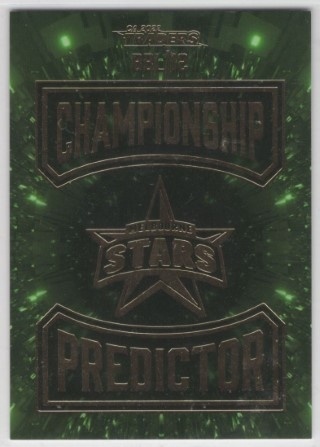CRICKET - Traders 2022-23 - Champions Predictor BBL #CP05 - Melbourne Stars SN145