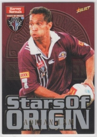 NRL - 2000 Select - Stars of Origin #S13 - Adrian Lam - QLD Maroons