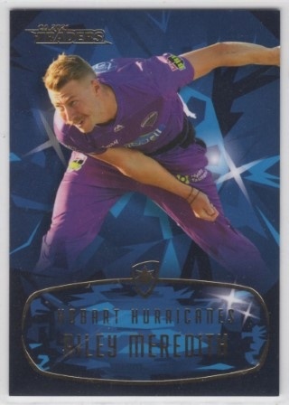 CRICKET - Traders 2021-22 - Mojo Sapphire - #MS086 - Riley Meredith SN30 - Hobart Hurricanes