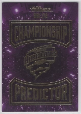 CRICKET - Traders 2022-23 - Champions Predictor BBL #CP03 - Hobart Hurricanes SN145