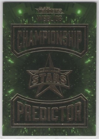 CRICKET - Traders 2022-23 - Champions Predictor WBBL #CP13 - Melbourne Stars SN145