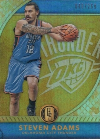2016-17 Panini Gold Standard - #081 Steven Adams SN269 - OKC Thunder