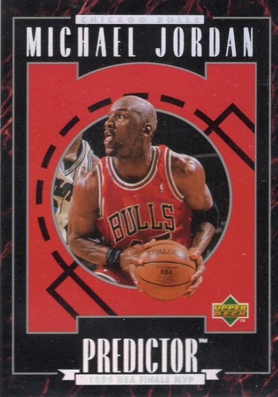 1995-96 Upper Deck - Predictors Exchange: MVP #R5 - Michael Jordan REDEEMED - Chicago Bulls