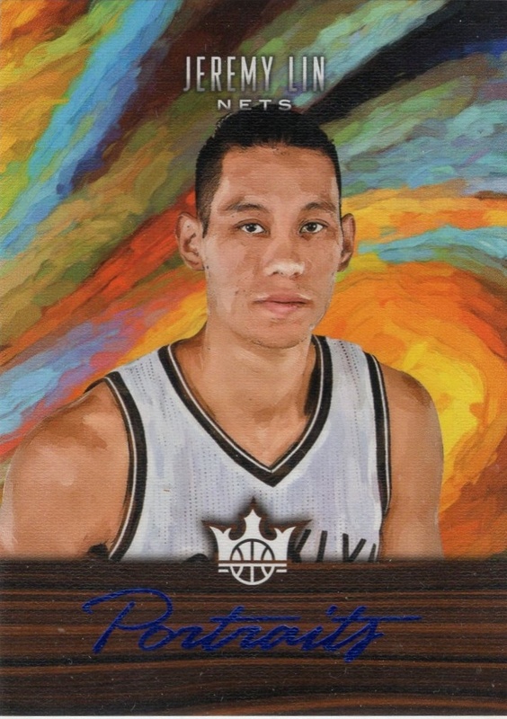 2017-18 Court Kings - Portraits Sapphire #03 - Jeremy Lin SN25 - Brooklyn Nets