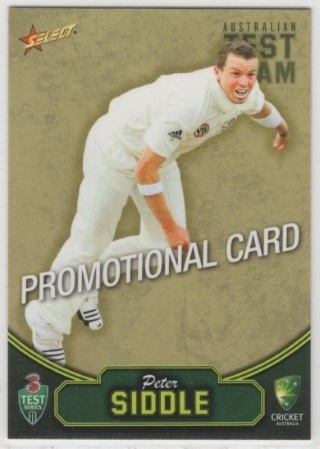 CRICKET - 2009-10 Select - Promotional Cards #22 - Peter Siddle PROMO - Australia