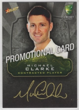 CRICKET - 2009-10 Select - Promotional Cards #FS4 - Michael Clarke PROMO - Australia