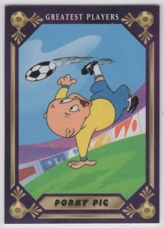 SOCCER - 1994 Upper Deck World Cup Toons - #075 Porky Pig / Pele - Brazil