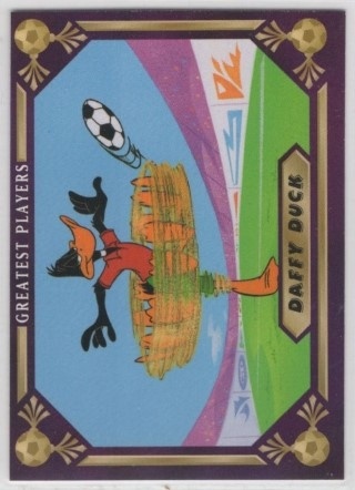 SOCCER - 1994 Upper Deck World Cup Toons - #083 Daffy Duck / Eusebio - Portugal