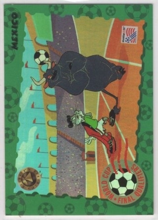 SOCCER - 1994 Upper Deck World Cup Toons - World Cup Final Qualifiers Hologram #Q03 Mexico