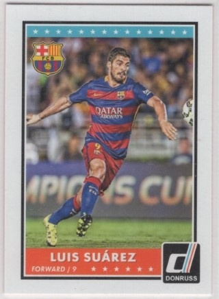 SOCCER - 2015 Donruss - #070 Luis Suarez - FC Barcelona