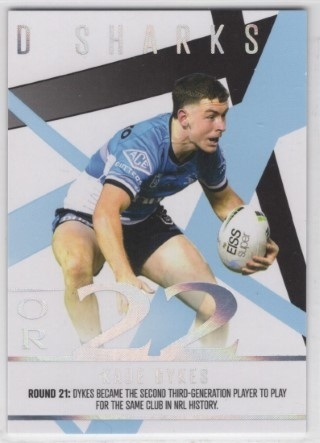 NRL - 2023 Traders - Season to Remember #SR12 - Kade Dykes - Cronulla Sharks