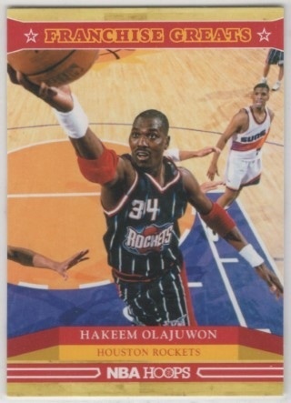 2012-13 Hoops - Franchise Greats #15 - Hakeem Olajuwon - Houston Rockets