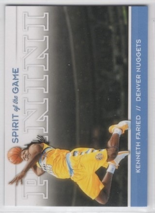 2012-13 Panini - Spirit of the Game #06 - Kenneth Faried - Denver Nuggets