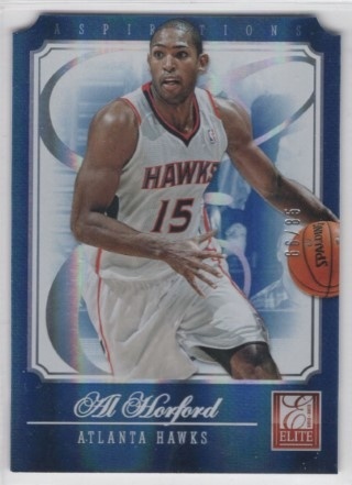 2012-13 Elite - Aspirations #040 - Al Horford SN85 - Atlanta Hawks