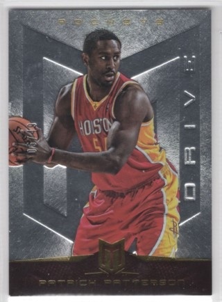 2012-13 Momentum - Drive #096 - Patrick Patterson SN49 - Houston Rockets
