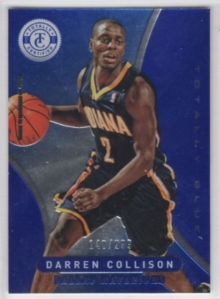 2012-13 Totally Certified - Totally Blue #044 - Darren Collison SN299 - Dallas Mavericks