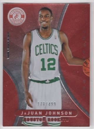 2012-13 Totally Certified - Totally Red #051 - JaJuan Johnson SN499 - Houston Rockets