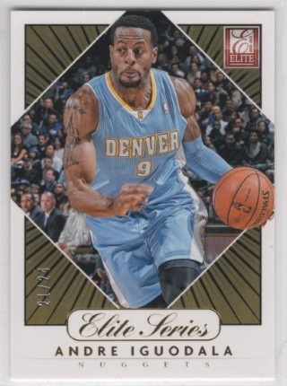 2012-13 Elite - Elite Series Gold #13 - Andre Iguodala SN24 - Denver Nuggets