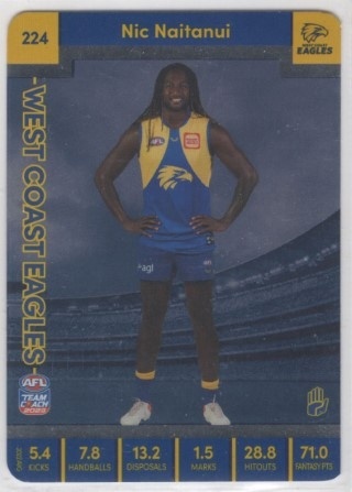 AFL - 2023 TeamCoach - Base Silver Parallel (select from list)