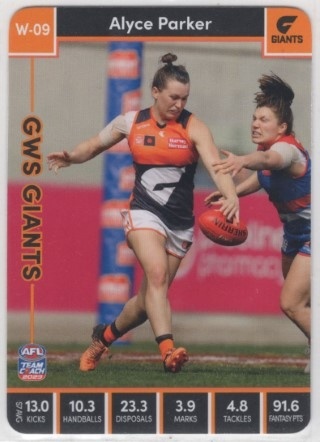 AFL - 2023 TeamCoach - Base Cards AFLW (select from list)