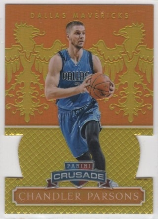 2014-15 Panini Excalibur - Crusade Orange #114 - Chandler Parsons SN60 - Dallas Mavericks