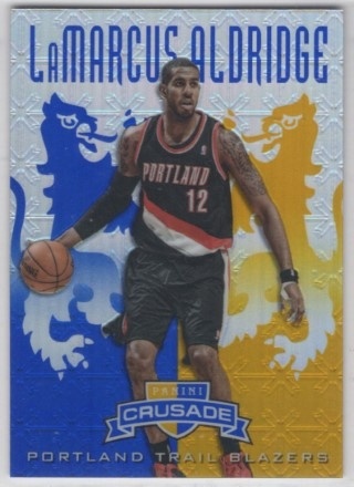 2012-13 Panini Crusade - Insert Blue #222 - LaMarcus Aldridge - Portland Trail Blazers