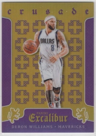2015-16 Panini Excalibur - Crusade Purple #027 - Deron Williams SN60 - Dallas Mavericks