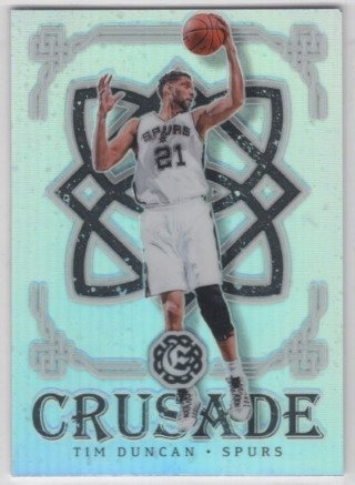 2016-17 Panini Excalibur - Crusade Silver #086 - Tim Duncan - San Antonio Spurs